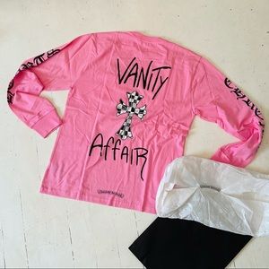 Offer! Chrome Hearts Vanity Affair Long Sleeve Sh…